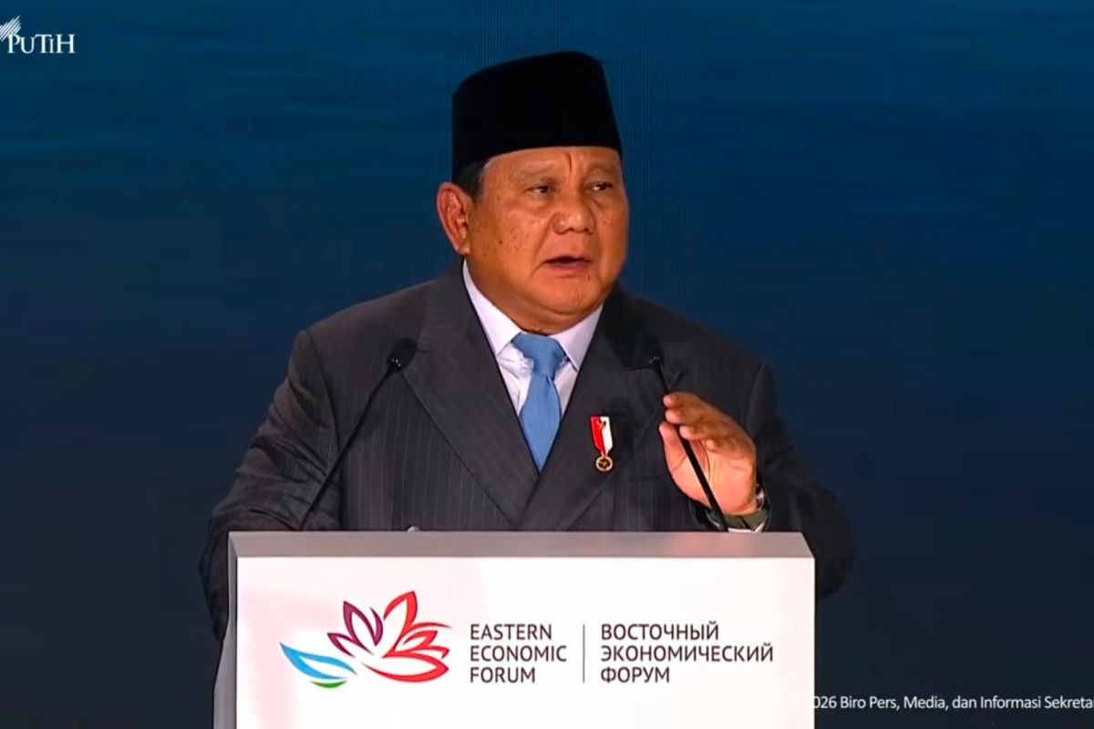 At EEF, Prabowo states the Pacific Ocean connects Indonesia and Russia