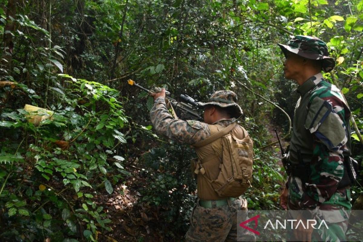 TNI, US, Japanese and South Korean Personnel Conduct Jungle Survival Training