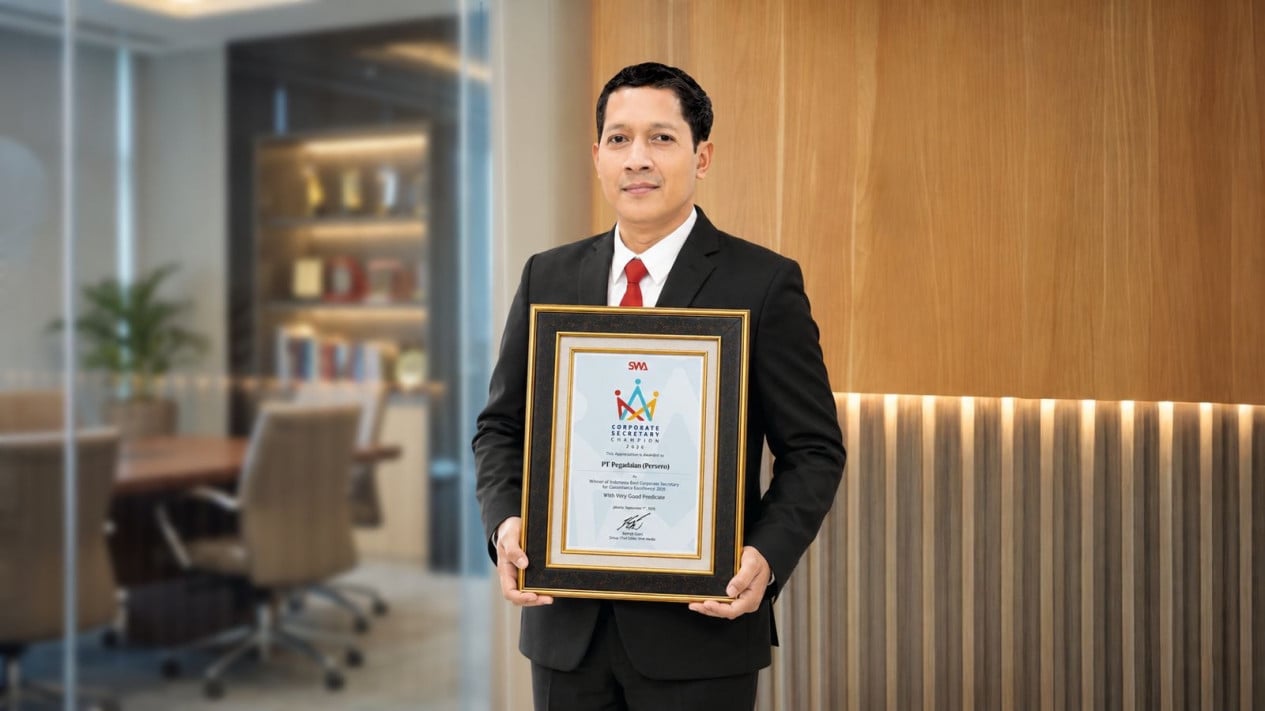 Commitment to Strengthening Governance and Corporate Reputation: Pegadaian Wins Corporate Secretary Champion 2026 Award