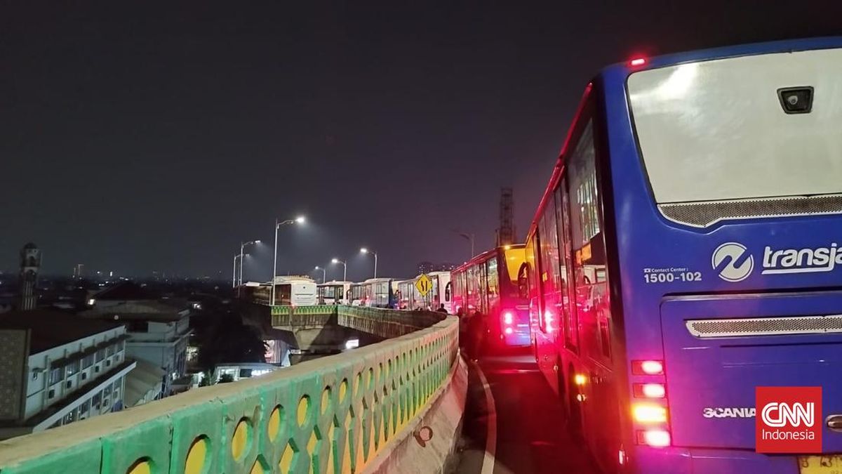 Transjakarta 'Sky Path' Service Disrupted Due to Broken-Down Truck