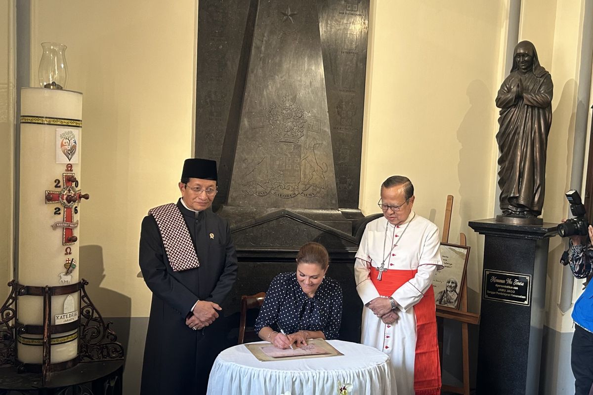 Sweden's Crown Princess praises Indonesia's religious tolerance