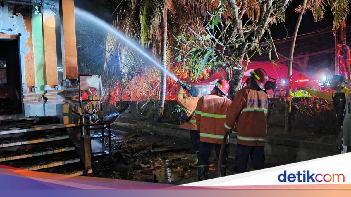 SDN 4 Tianyar Barat in Karangasem Burnt Down, Three Rooms Destroyed