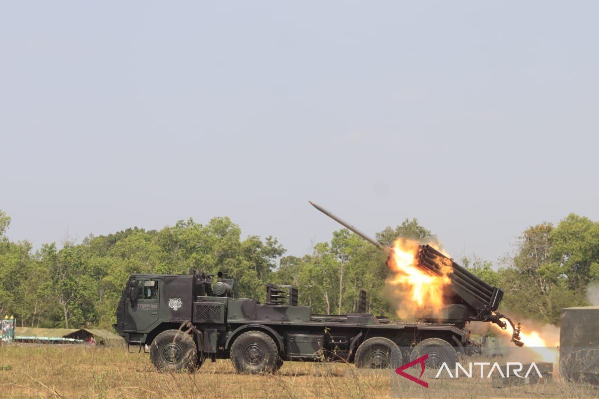 Indonesian Navy deploys Vampire MLRS in Super Garuda Shield exercise