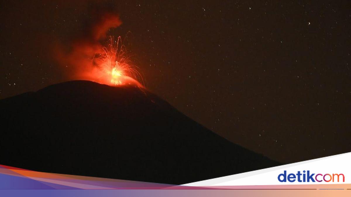 Mount Ile Lewotolok Ablaze, 291 Eruptions Throughout the Day