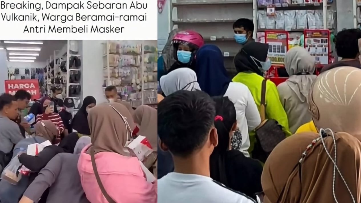 Netizens Vent Over Surge in Mask Prices Amid Mount Anak Krakatau Volcanic Ash