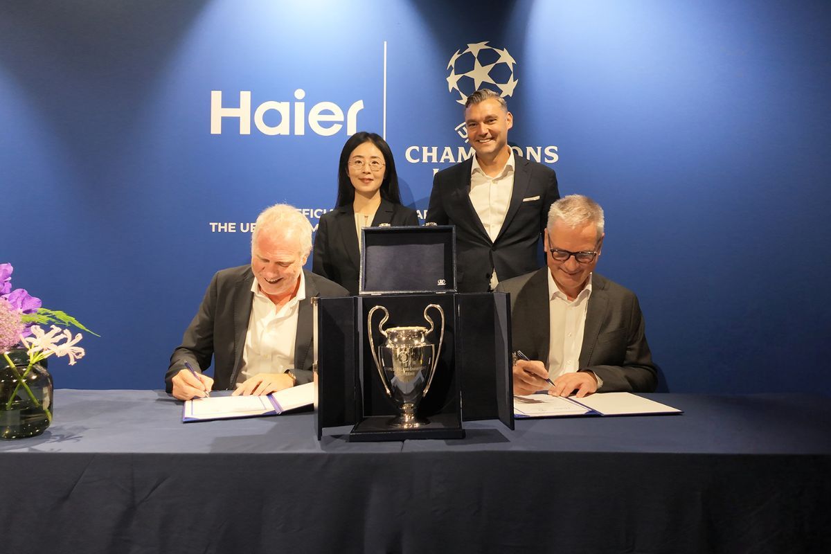 Haier Forges Global Partnership with UEFA Champions League