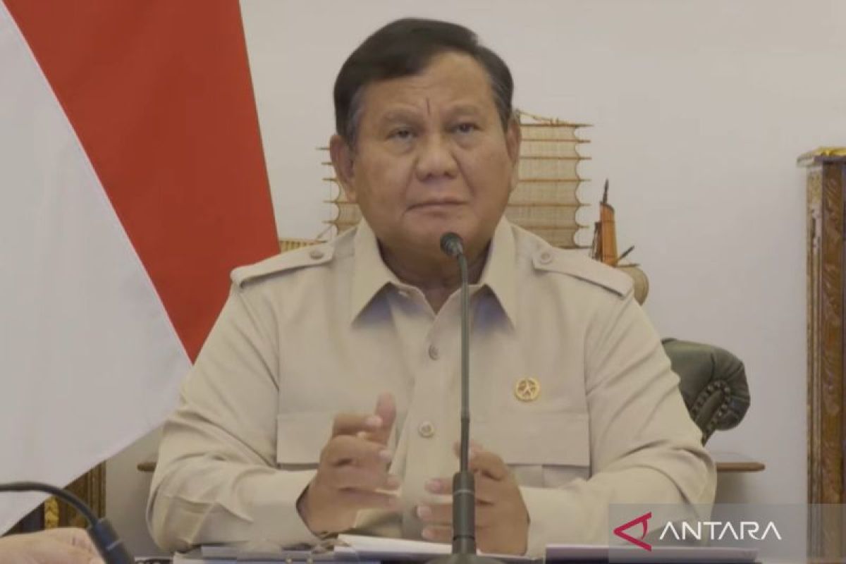 Prabowo monitors disaster response developments for preparedness