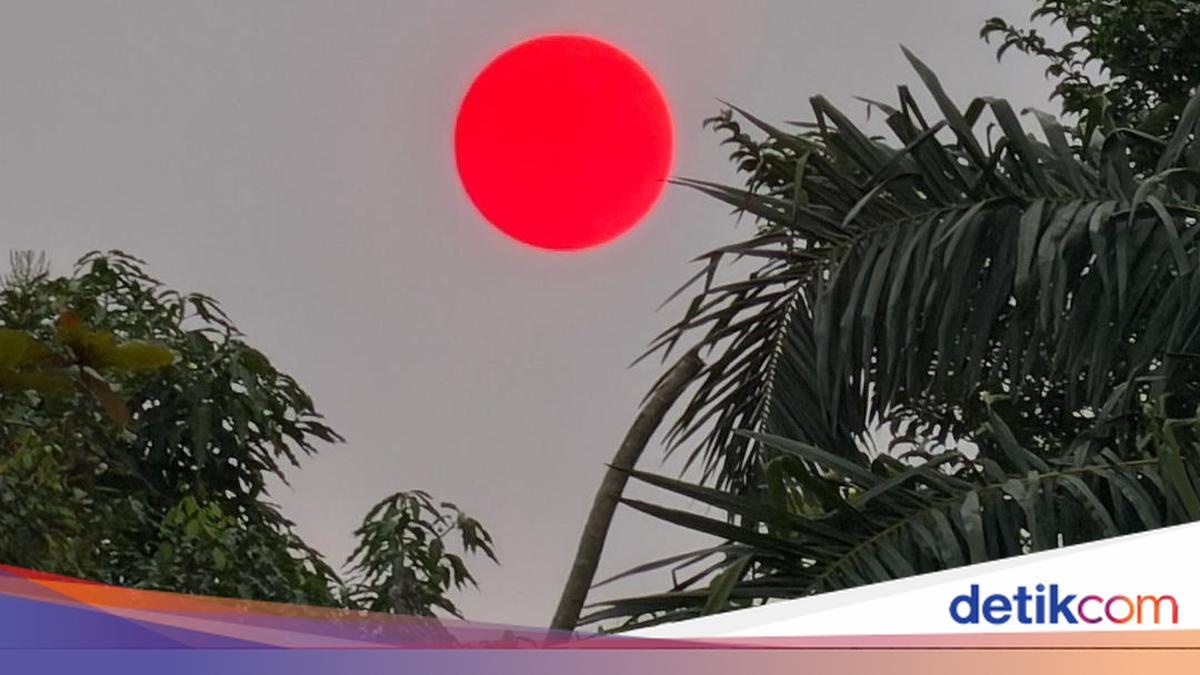 Deep Red Sun Phenomenon in Medan Causes a Stir, BMKG Explains