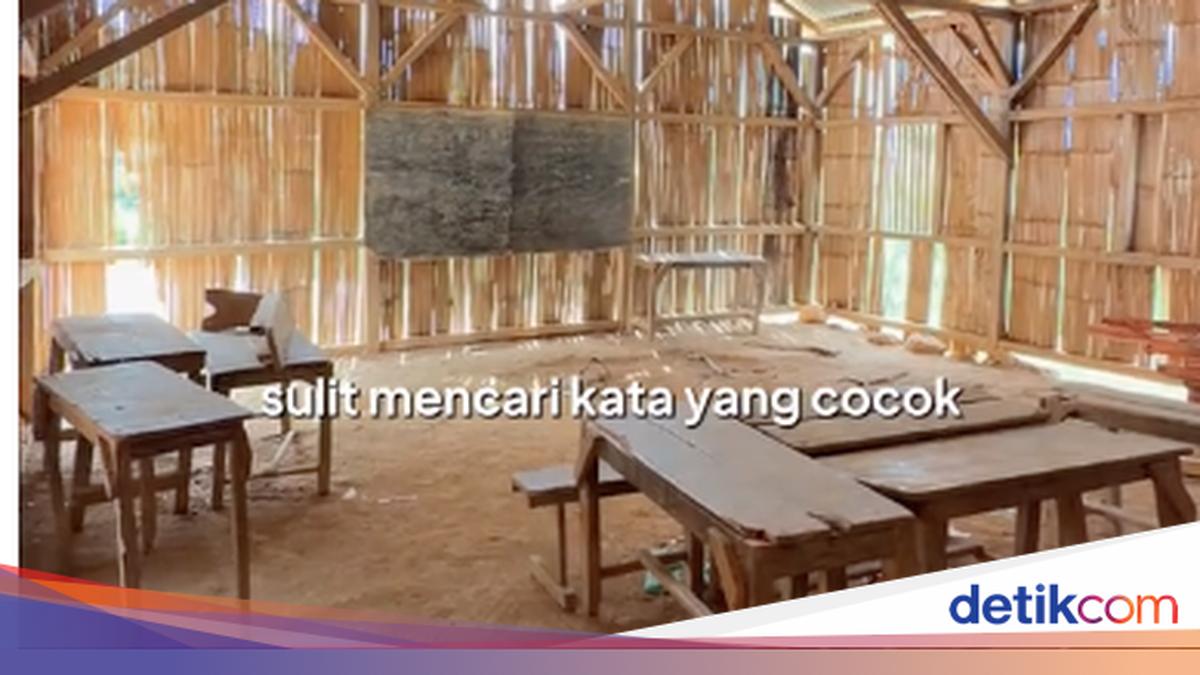 Viral: Bamboo-Walled Primary School in East Nusa Tenggara Without Electricity Sent a Smart TV