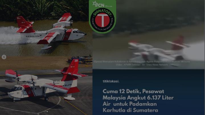 Fact Check: Malaysia Did Not Deploy Firefighting Aircraft to Sumatra in 2026, Viral Footage Is From 2015