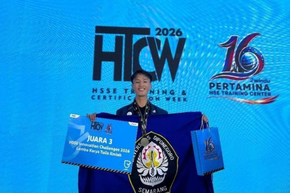 Undip student develops AI system to monitor worker safety
