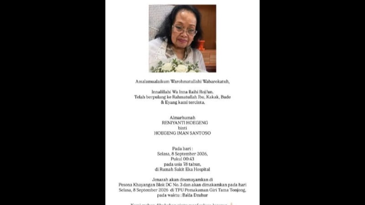 Innalillahi: Eldest Daughter of General Hoegeng Passes Away