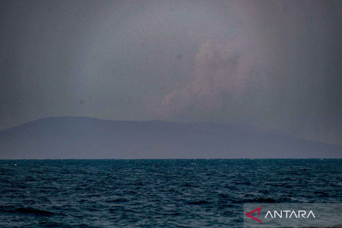 This is the latest condition of Mount Anak Krakatau's activity