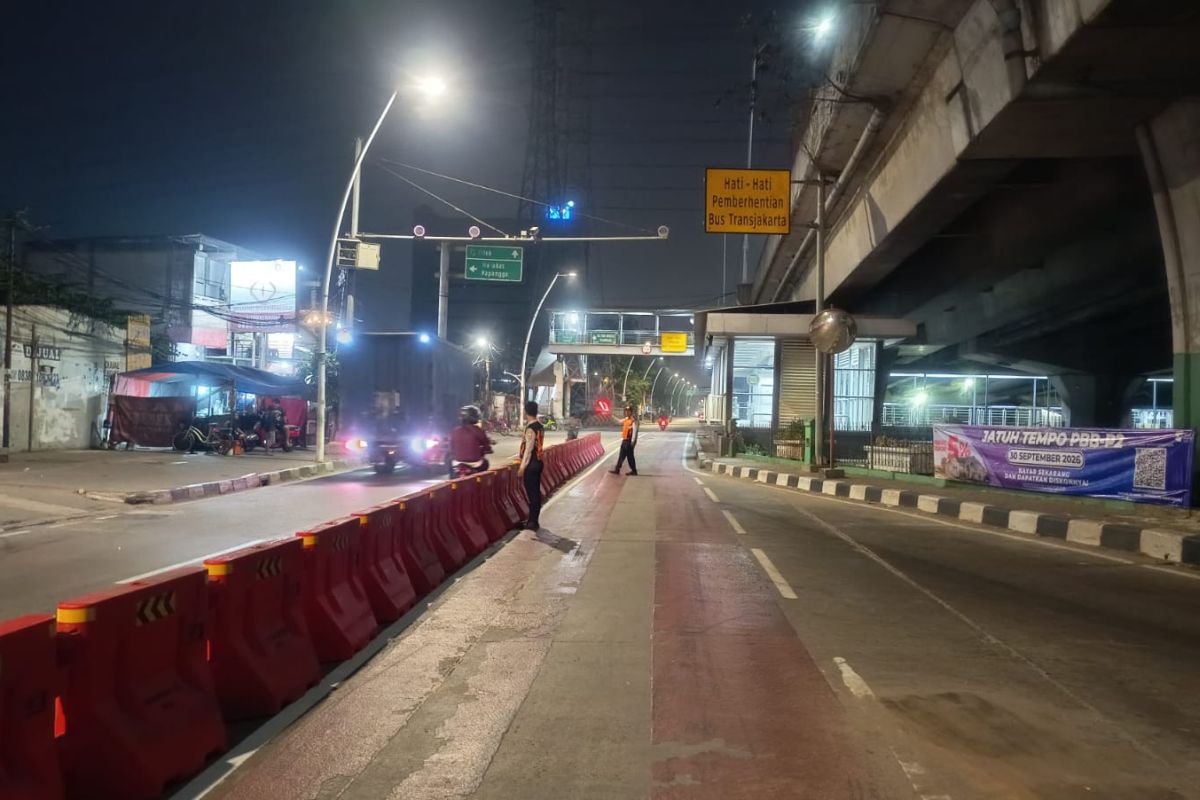 Traffic engineering in front of North Jakarta Prosecutor's Office becomes permanent