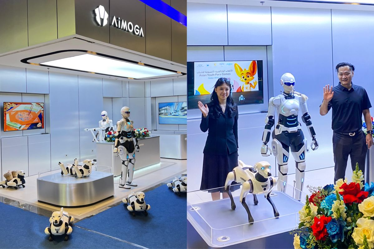 AiMOGA opens first store in Indonesia, showcasing humanoid robots
