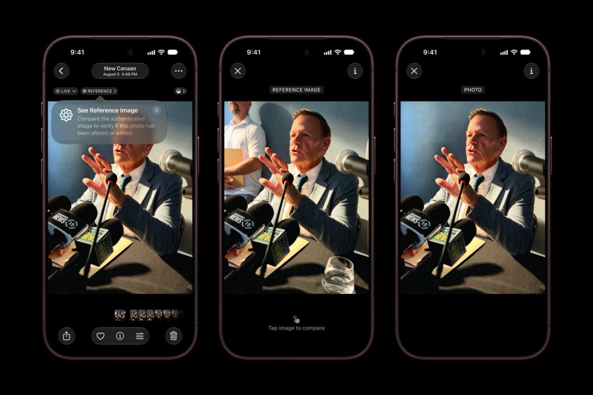 Apple releases feature to prove authenticity of iPhone camera photos