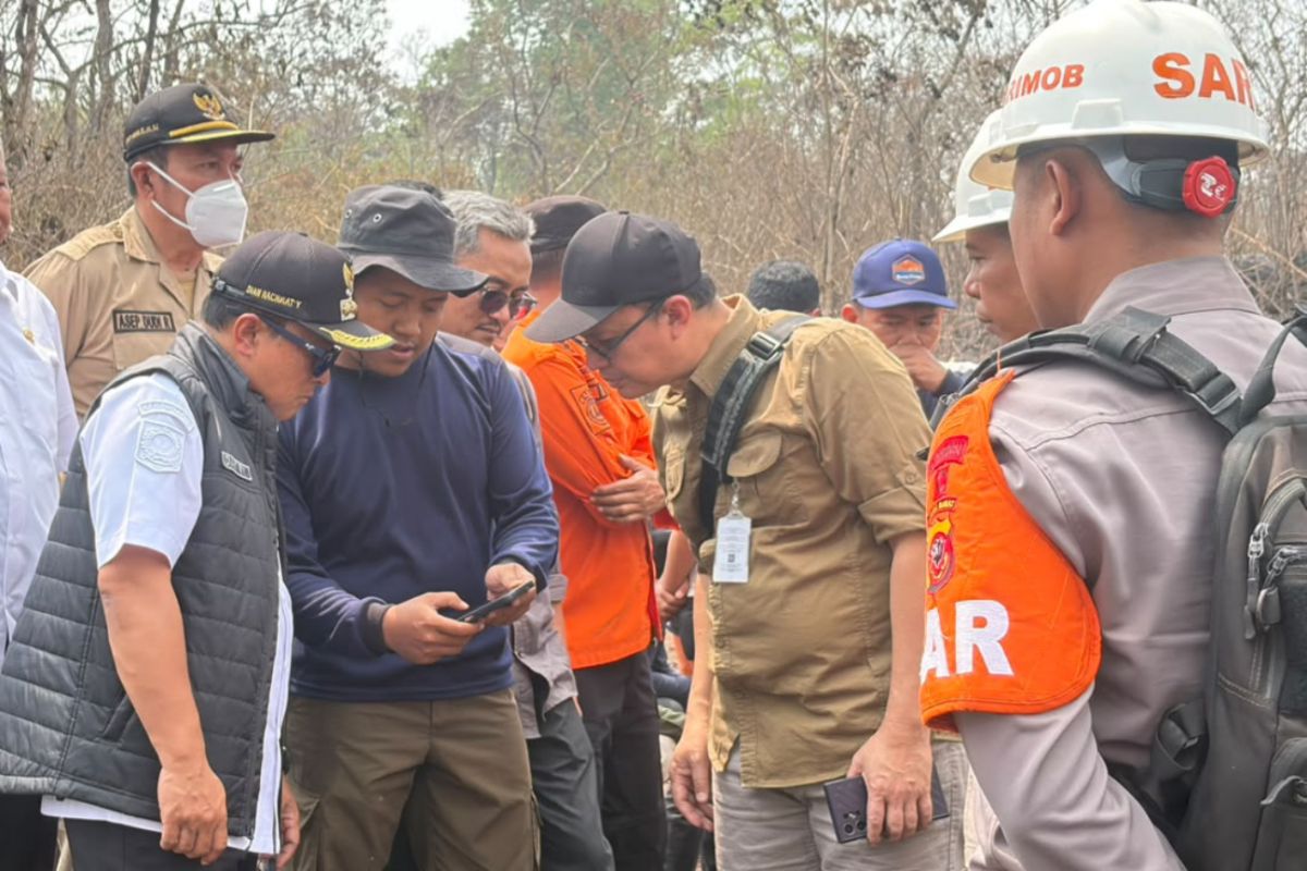 Kuningan Disaster Management Agency focuses on cooling efforts after Mount Ciremai forest fire is extinguished