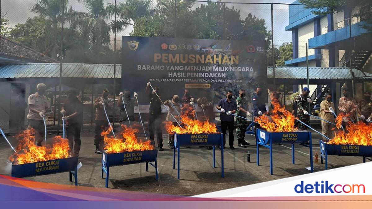 6.7 Million Illegal Cigarettes Seized in Mataram, Mostly Smuggled from East Java