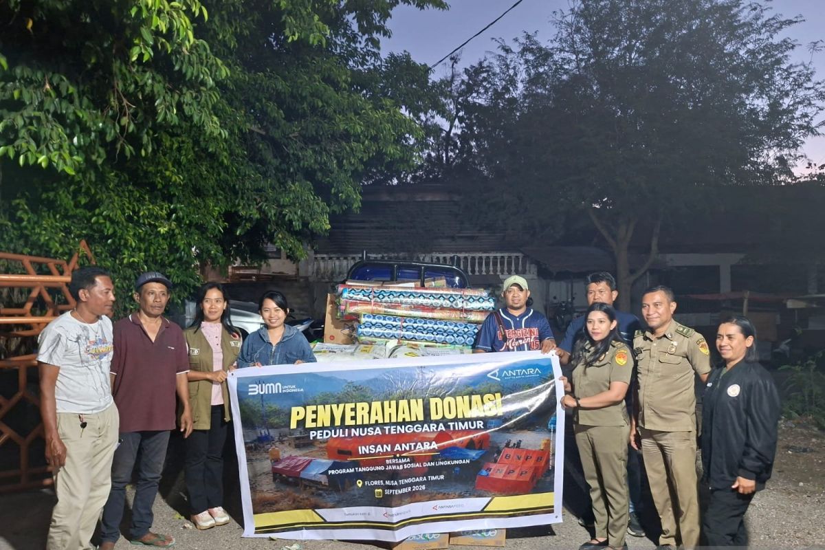 ANTARA distributes aid for earthquake victims in Flores