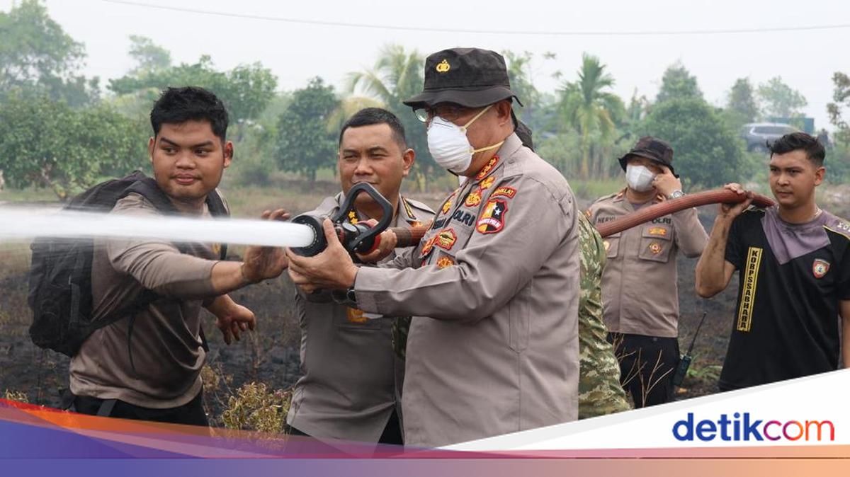 Aman Nusa II Forest Fire Education Task Force Assists in Cooling Operations in Central Kalimantan