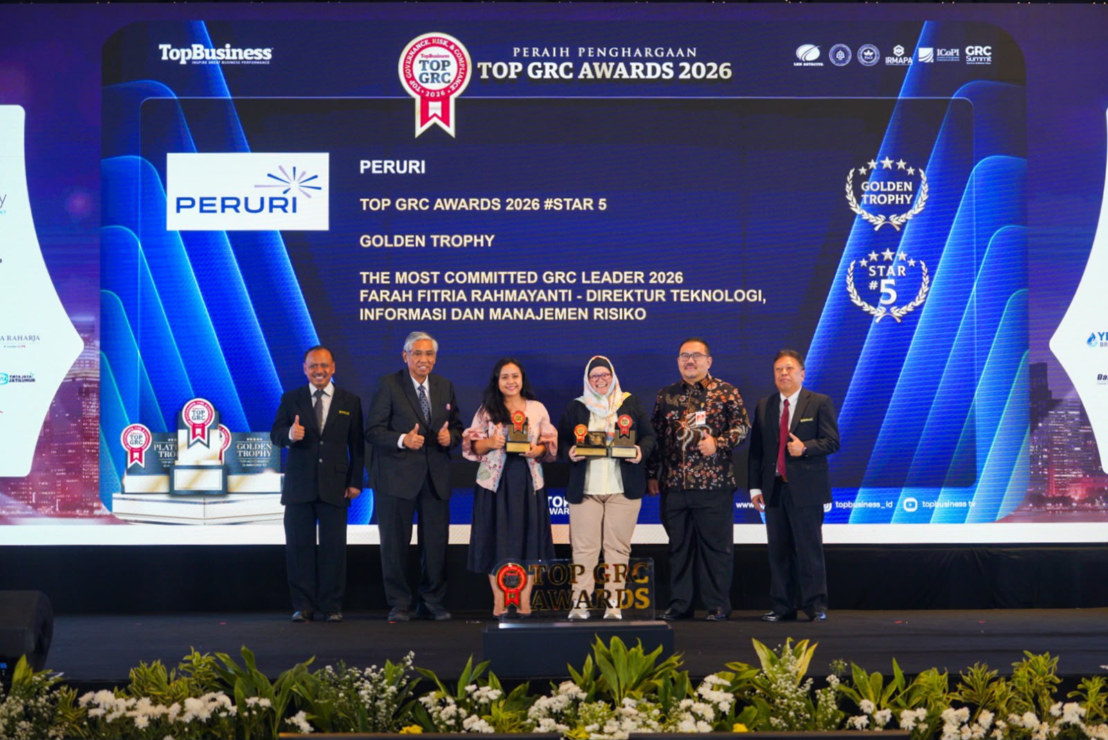 Strengthening Digital Risk Management and Governance, Peruri Wins Top GRC Award