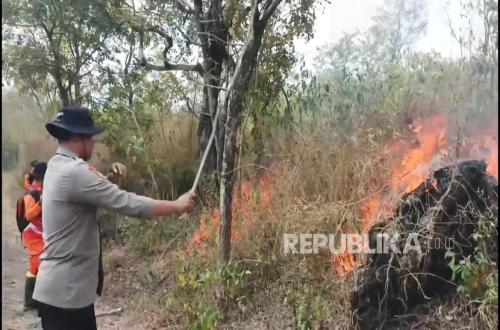 Wind Complicates Forest Fire Extinguishment in Mount Ciremai National Park, BMKG Reports