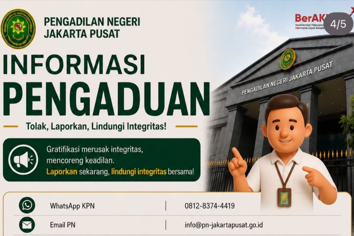 Central Jakarta District Court Strengthens Commitment to Clean and Bribery-Free Judiciary