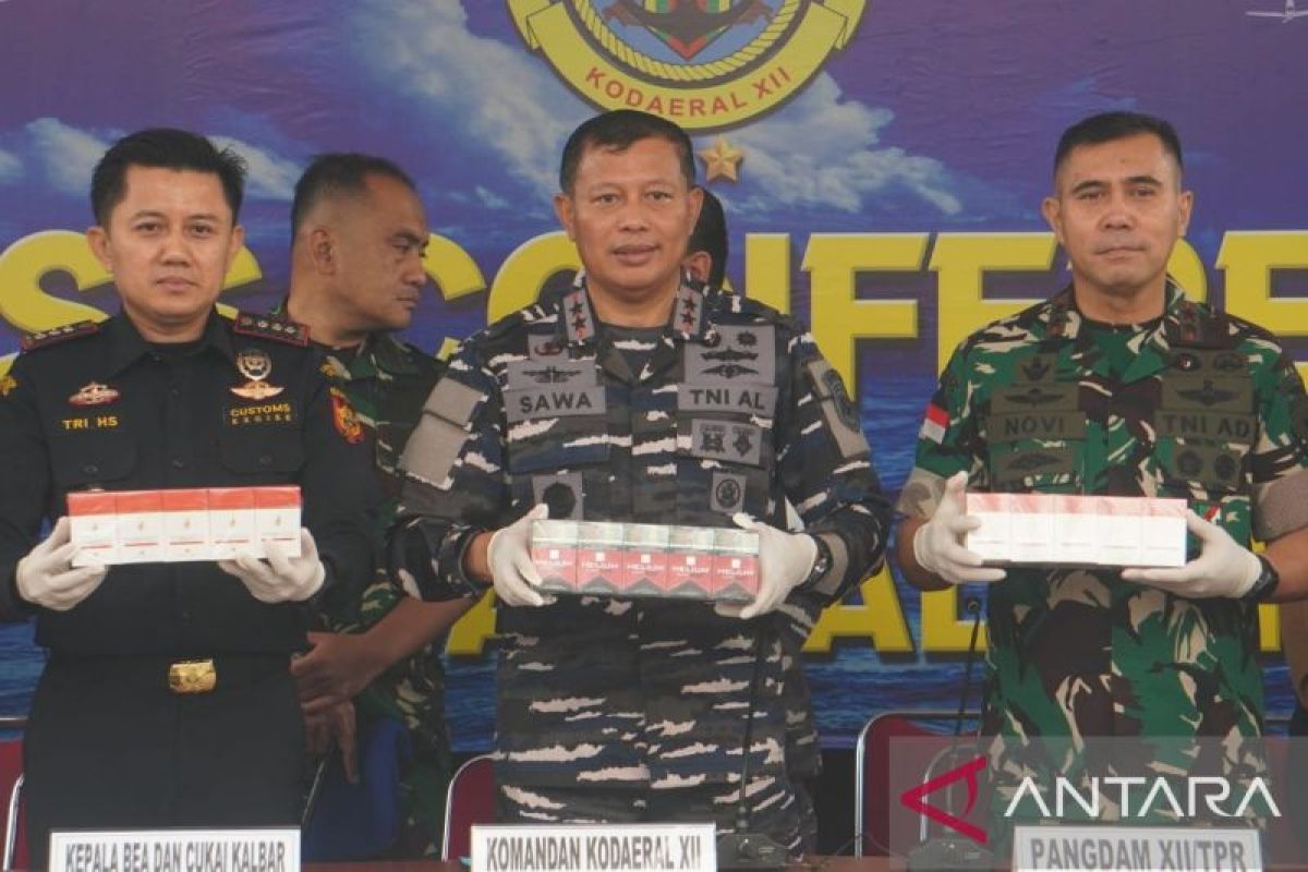 Naval Command XII Seizes 24.6 Million Cigarettes at Dwikora Port