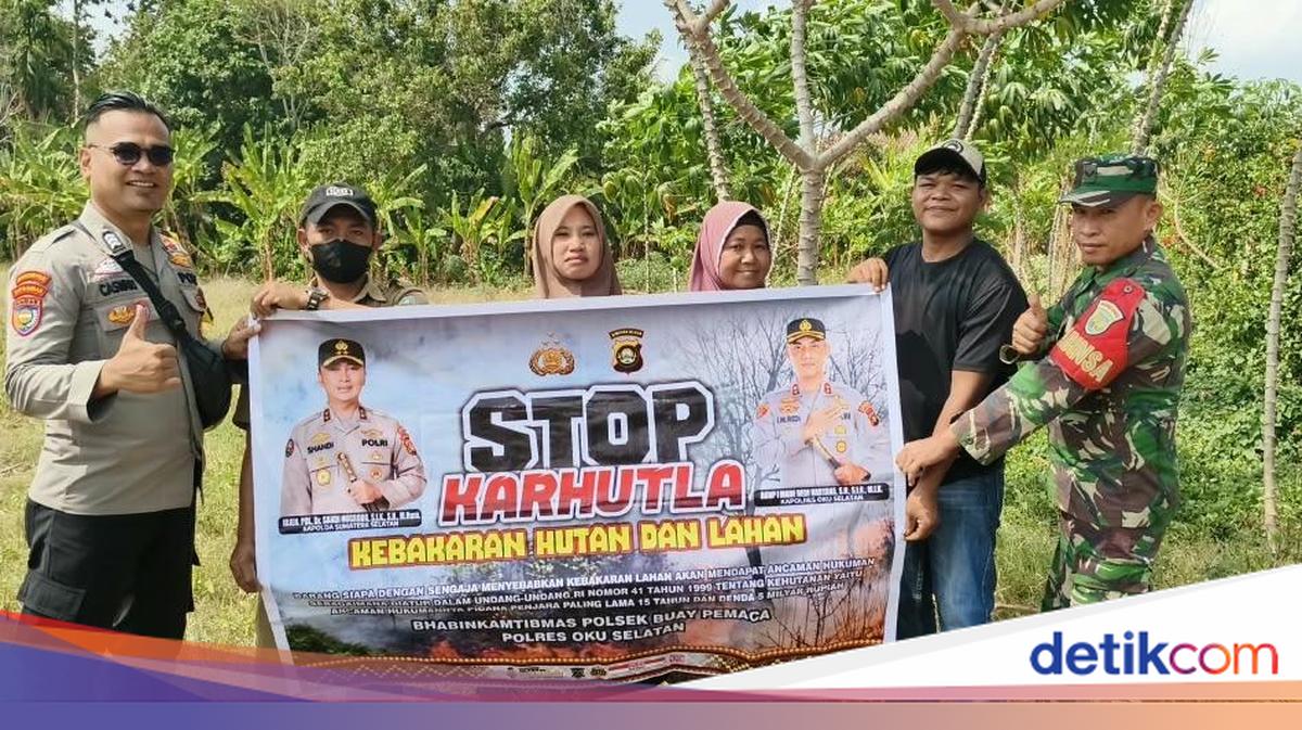 South Sumatra Regional Police Intensify Forest and Land Fire Education and Mitigation