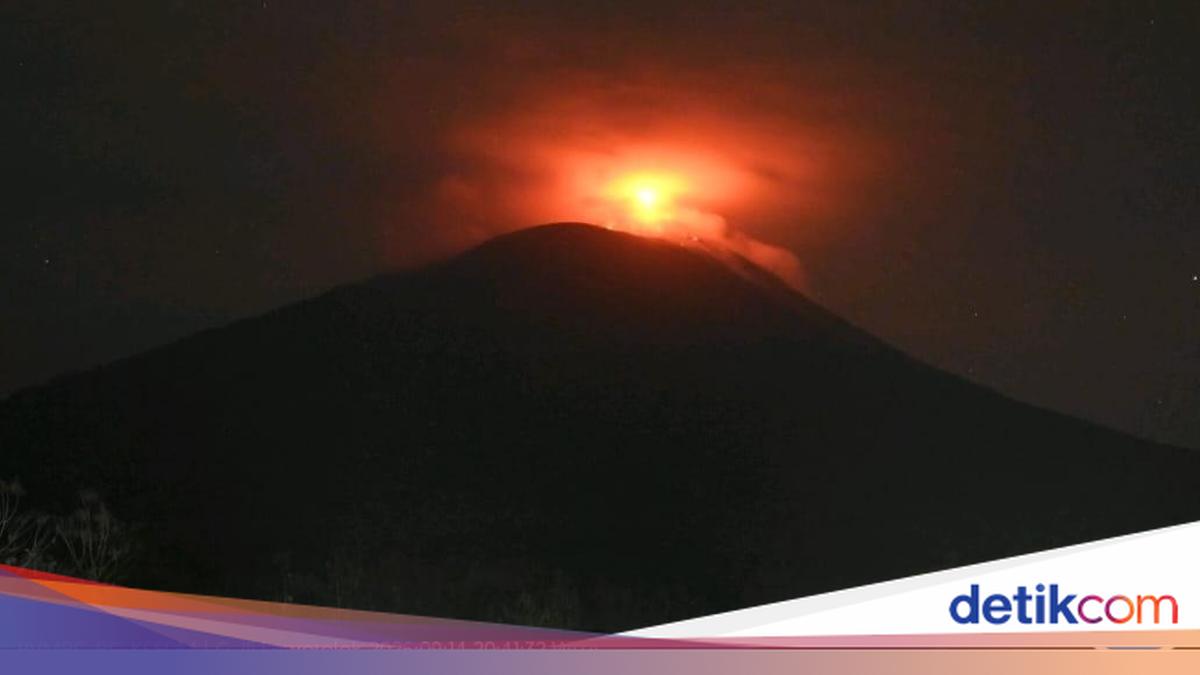 Mount Ile Lewotolok Erupts Again Tonight