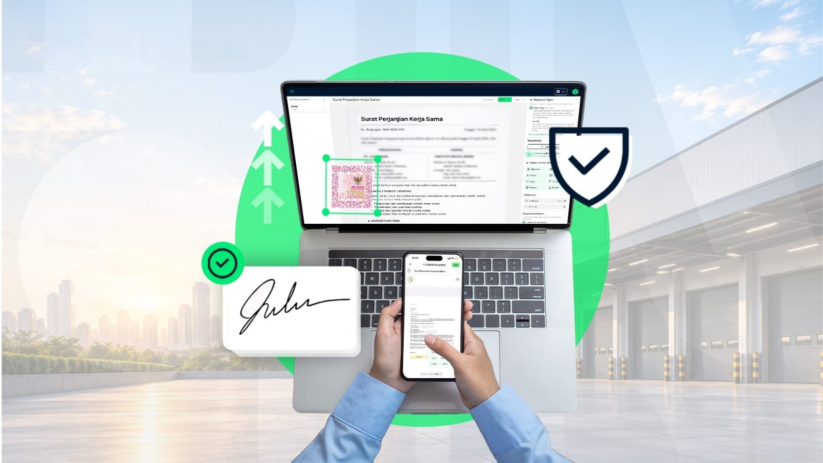 Digital Signatures and e-Meterai Reduce Document Processing Time by up to 80%