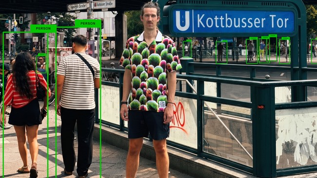 This Eye-Catching Patterned Shirt Makes Its Wearer Invisible to AI Detection