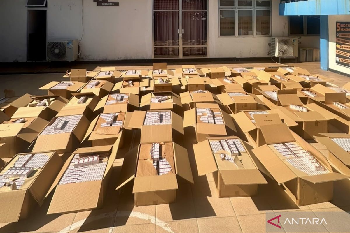 Kendari Customs seizes 3.9 million illegal cigarettes circulating in Southeast Sulawesi