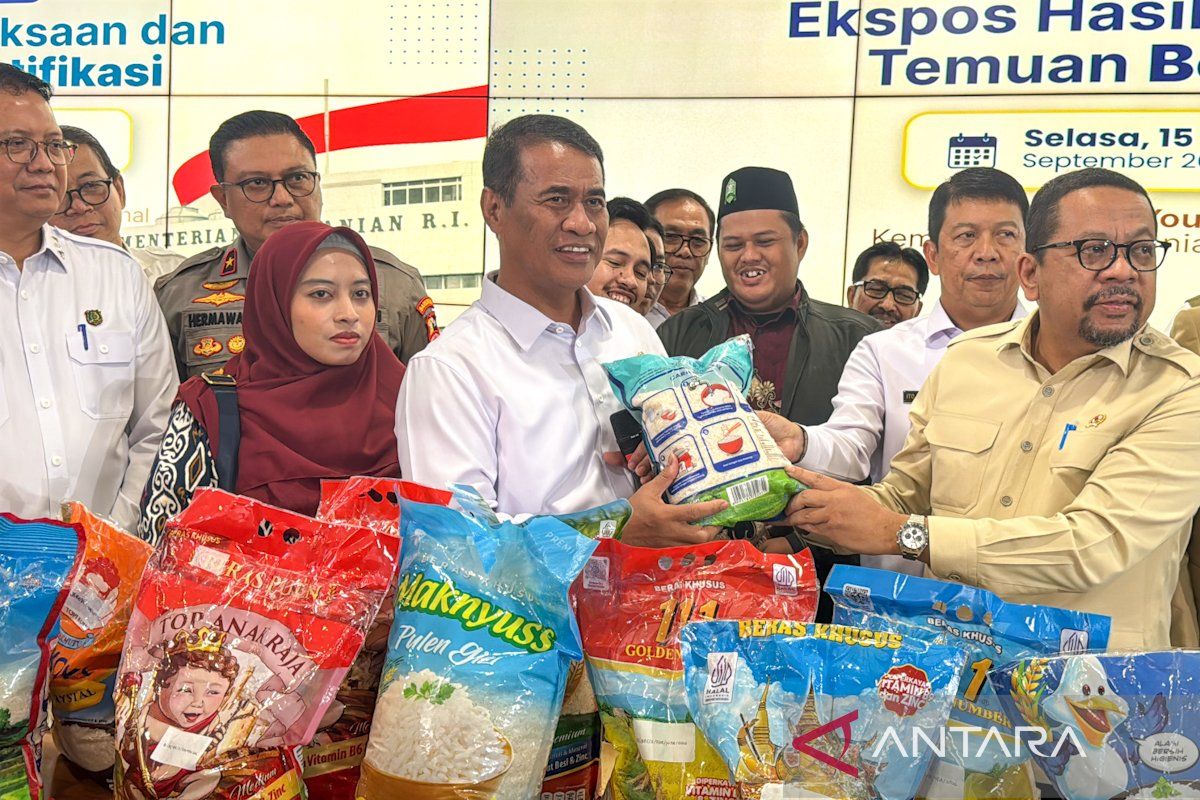Amran: 25 fortified rice brands found fraudulent, consumers estimated to have lost Rp89 trillion