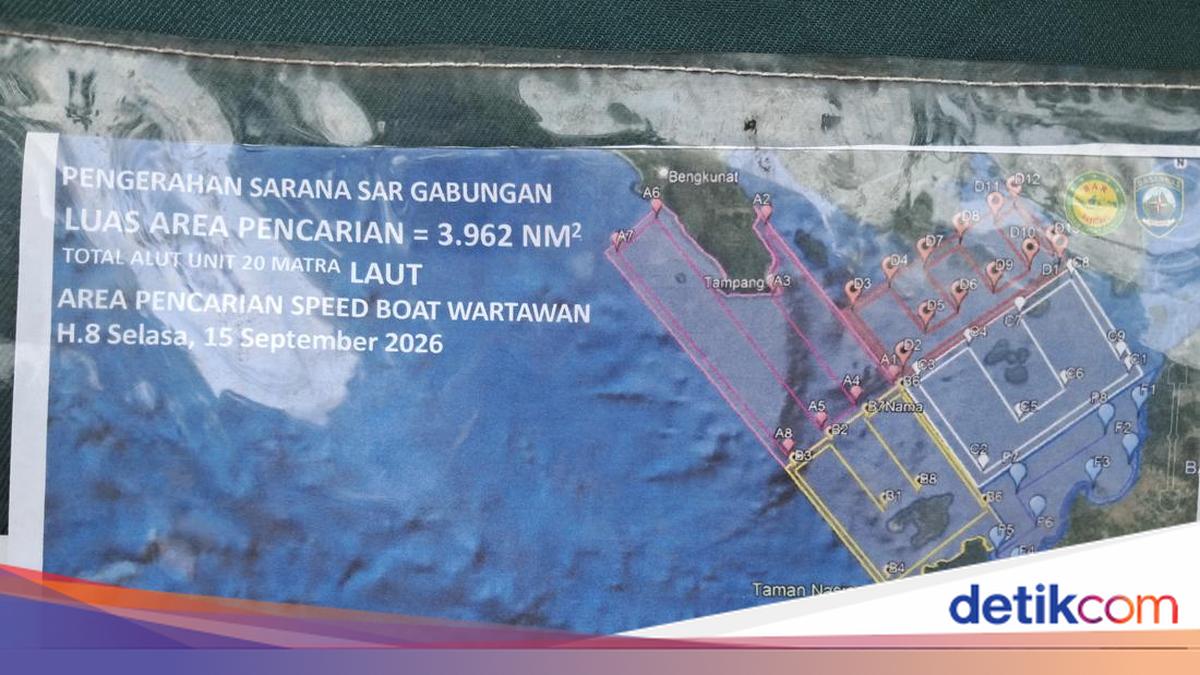 Day 8 of Search for Missing Journalists in the Sunda Strait: 20 Vessels Deployed