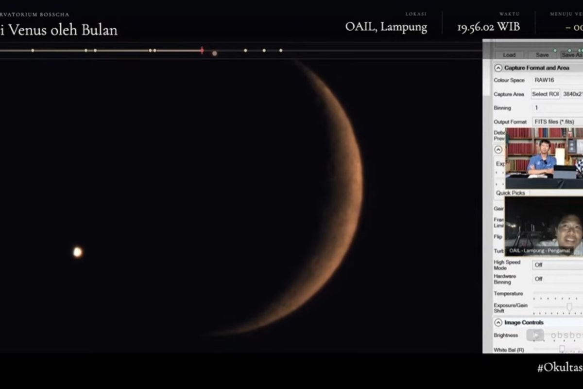 Bosscha explains why the Venus occultation phenomenon appeared differently across regions
