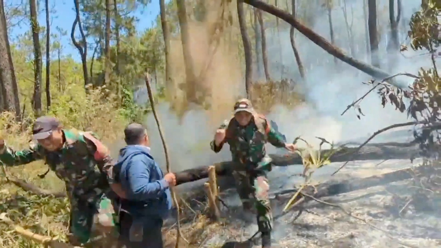 Government maximises forest and land fire mitigation during prolonged dry season