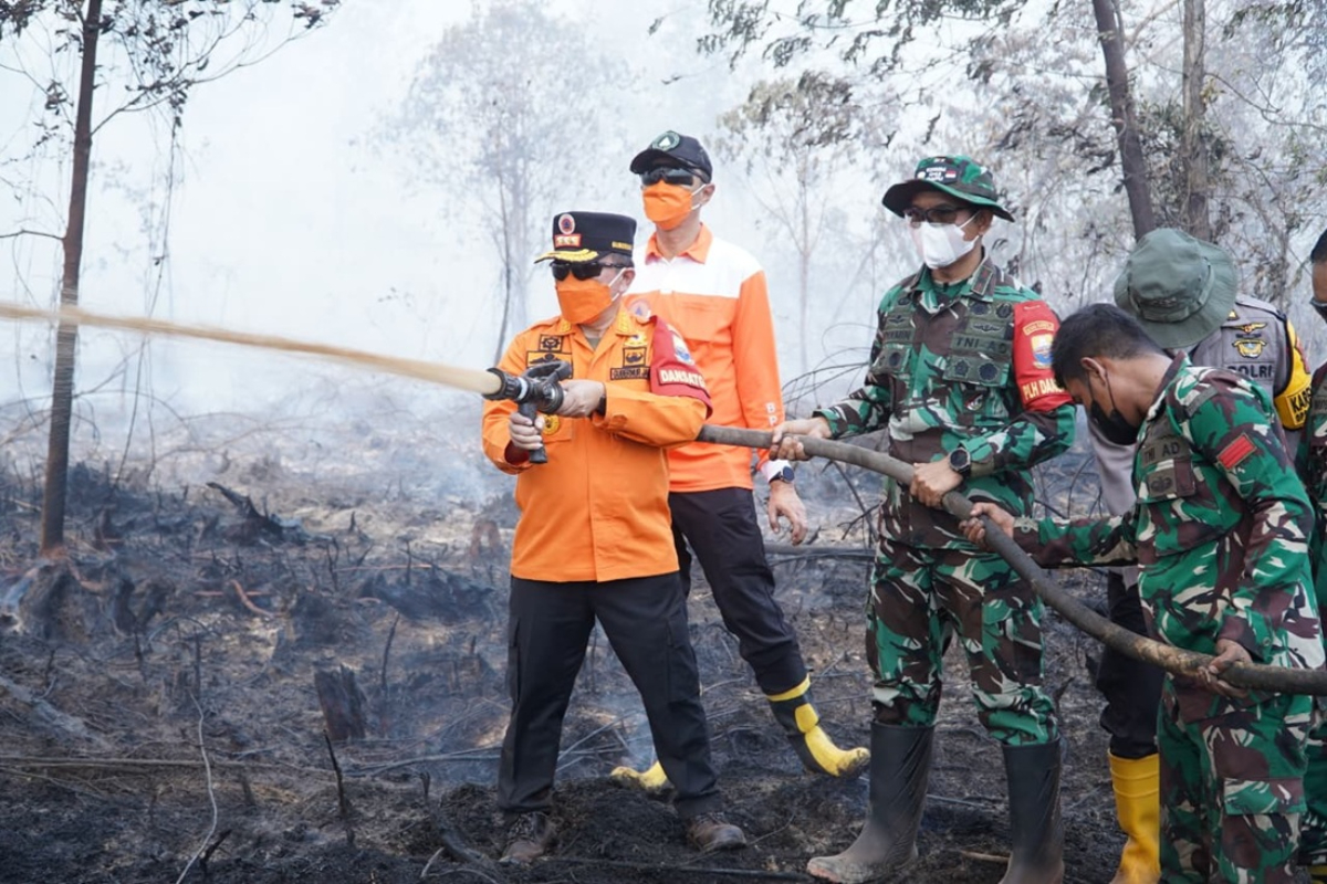 Londerang Peat Forest Protection Area Re-ignites After Week-long Suppression