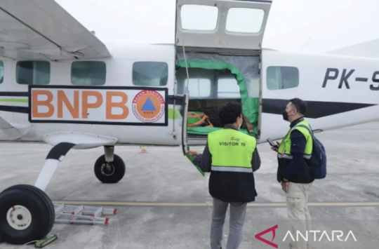 To Combat Forest Fires, BNPB Intensifies Weather Modification in Various East Kalimantan Regions