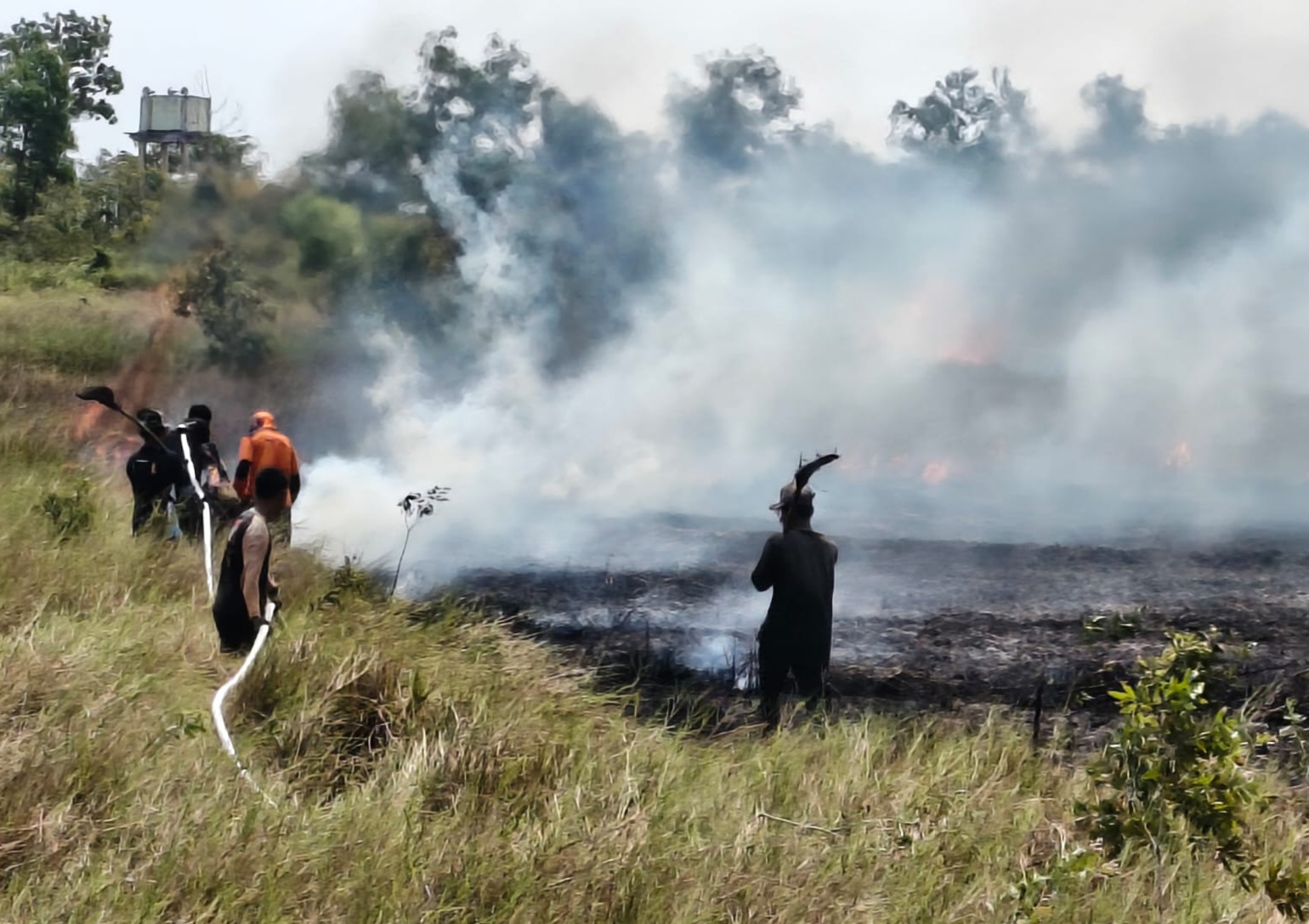 Peatlands in South Kalimantan Continue to Burn