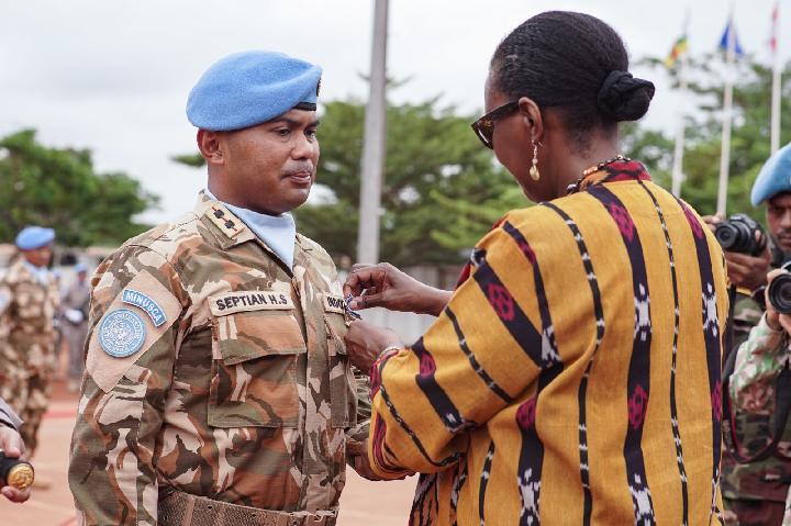 UN Honors Indonesian Peacekeepers in Central Africa