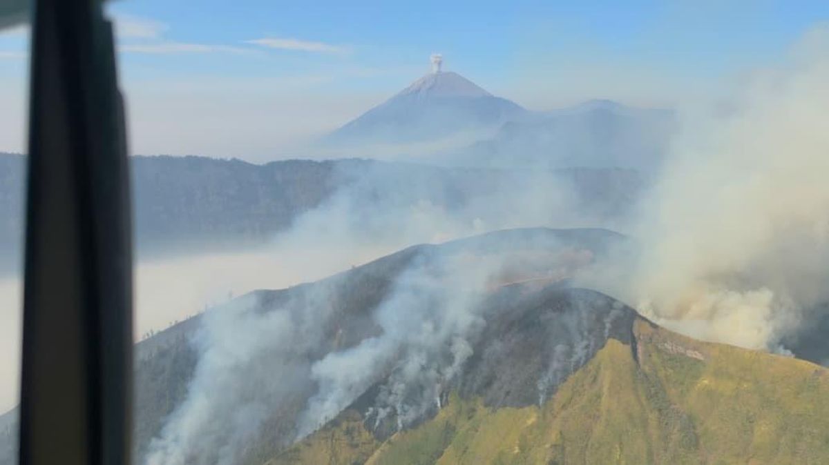 14 Mountains in East Java Burned During 2026 Dry Season