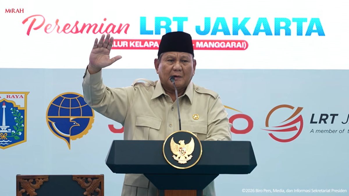 Prabowo Recounts Allowing KPK to Proceed Against Corrupt Subordinates