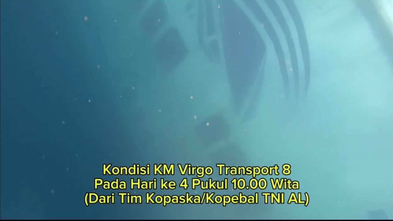 KM Virgo Transport 8 Sighted Underwater by Kopaska Divers