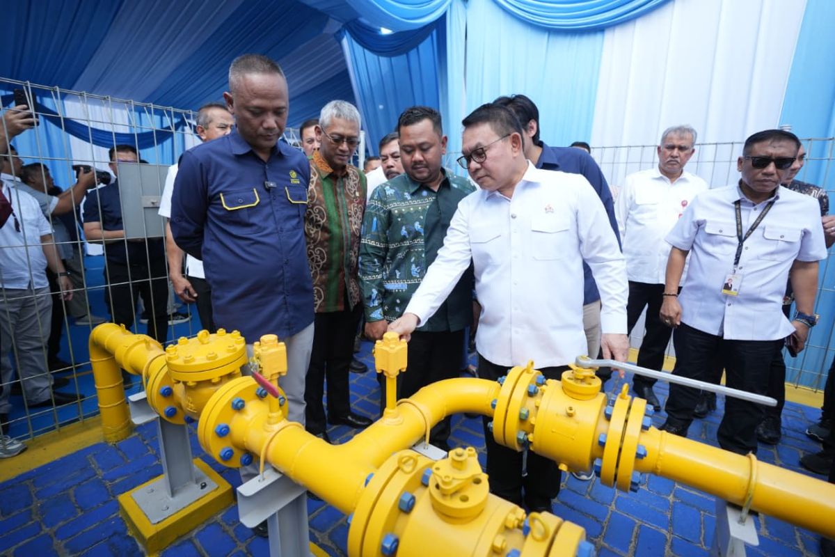 Gresik household gas network 95.4% complete