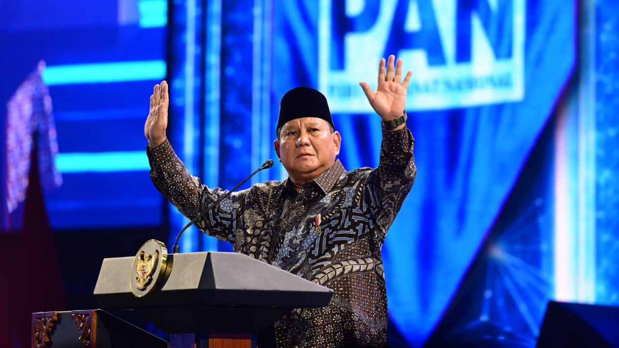 Prabowo Jokes at PAN Anniversary, Prefers to be Called Mas Bowo