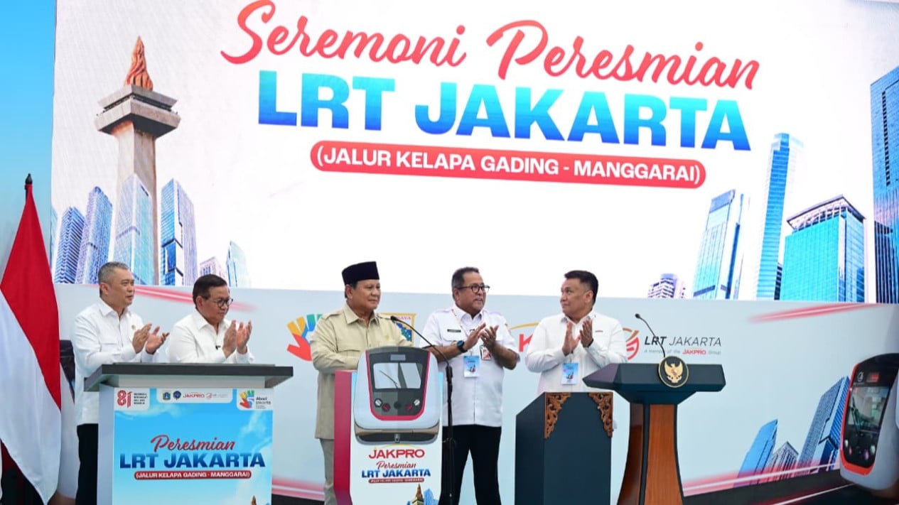 Inaugurated by Prabowo, Jakarta LRT Phase 1B Represents Nindya Karya's Contribution to Capital Connectivity