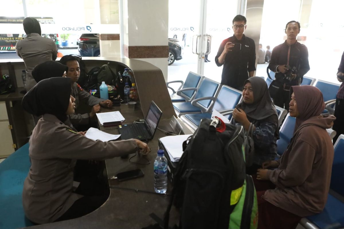 East Java Police DVI Team Receives 76 Ante-Mortem Records for KM Virgo Victims