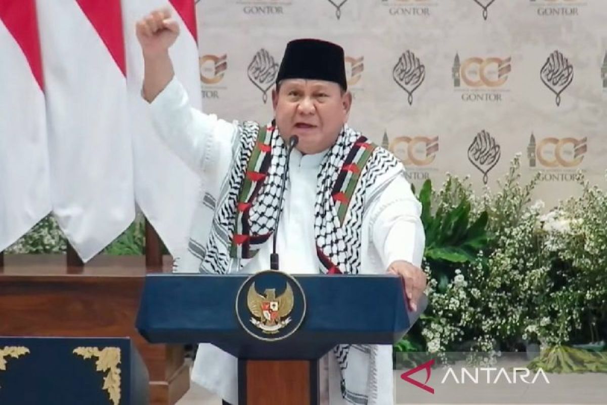 Prabowo emphasises Indonesia must be strong to assist Palestine