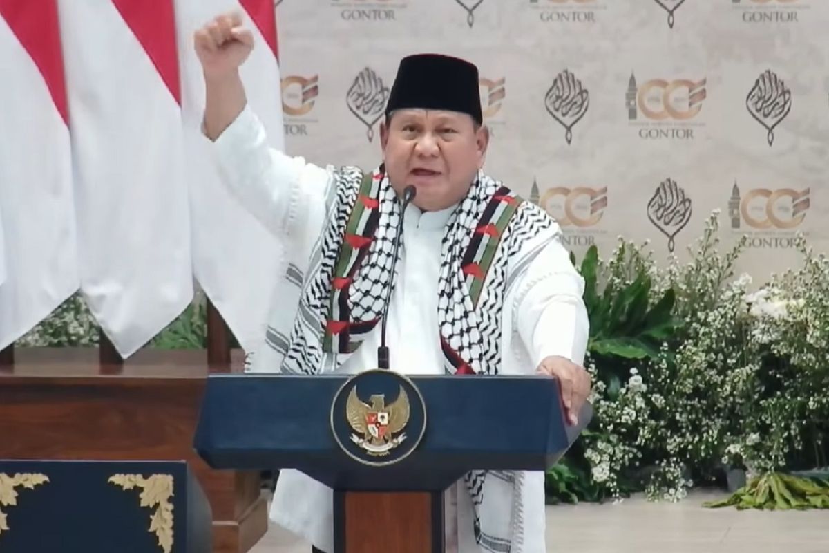 Indonesian President Prabowo reaffirms support for Palestine